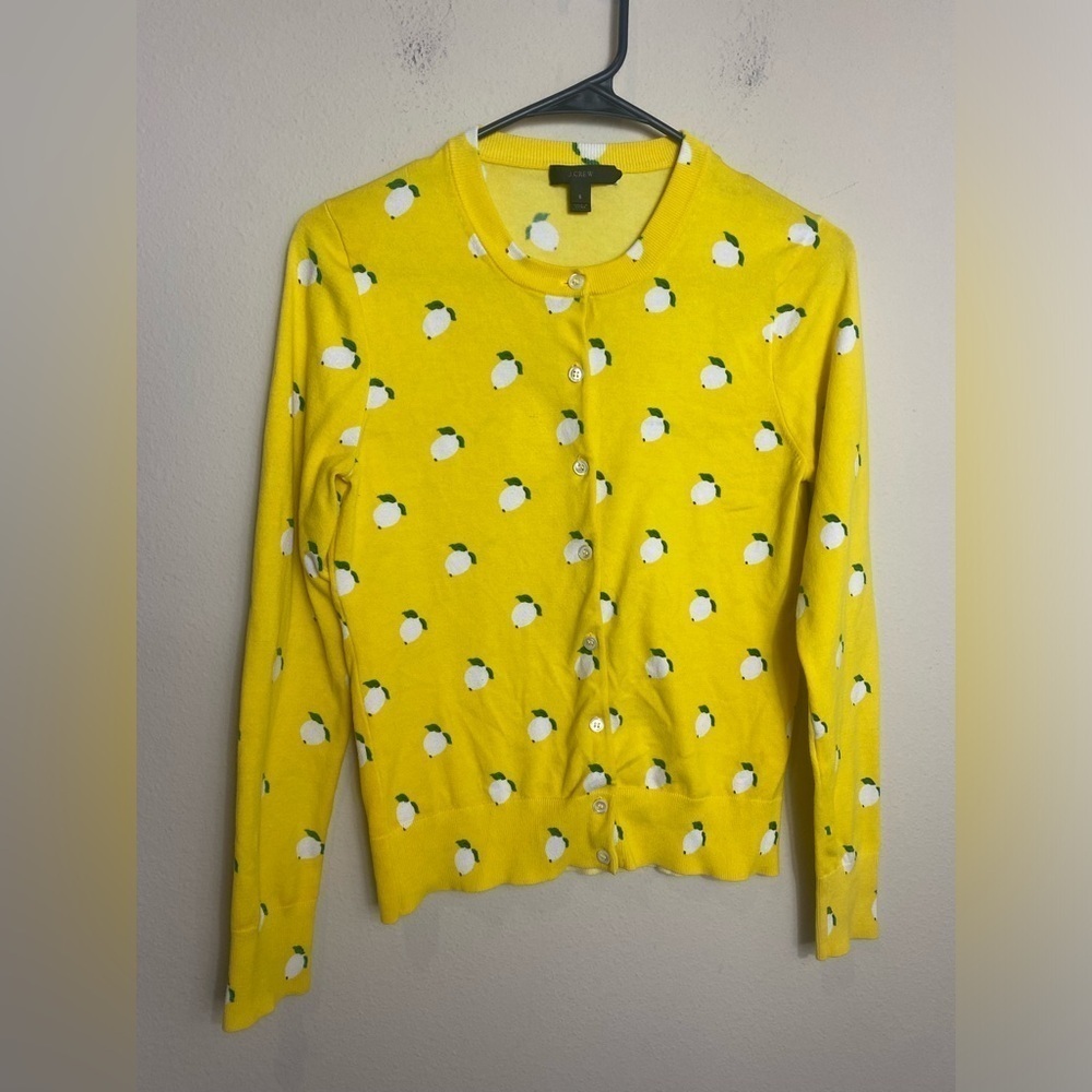 COPY - J Crew Lemon sweater size small
